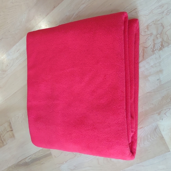 JOANN Anti Pill Plush Fleece Fabric Solids In Red - Picture 4 of 5